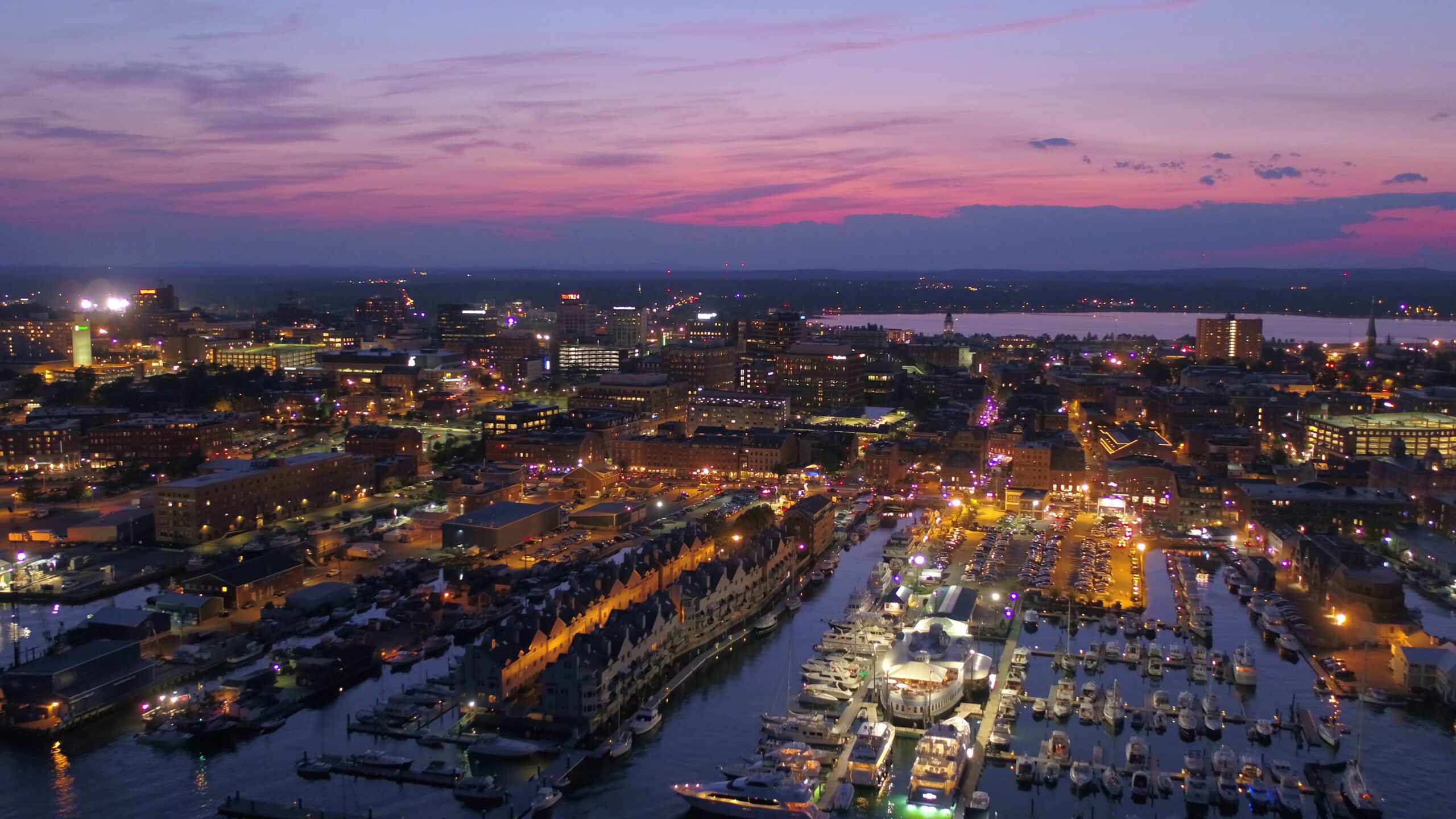 Still Image of Aerial Maine Portland