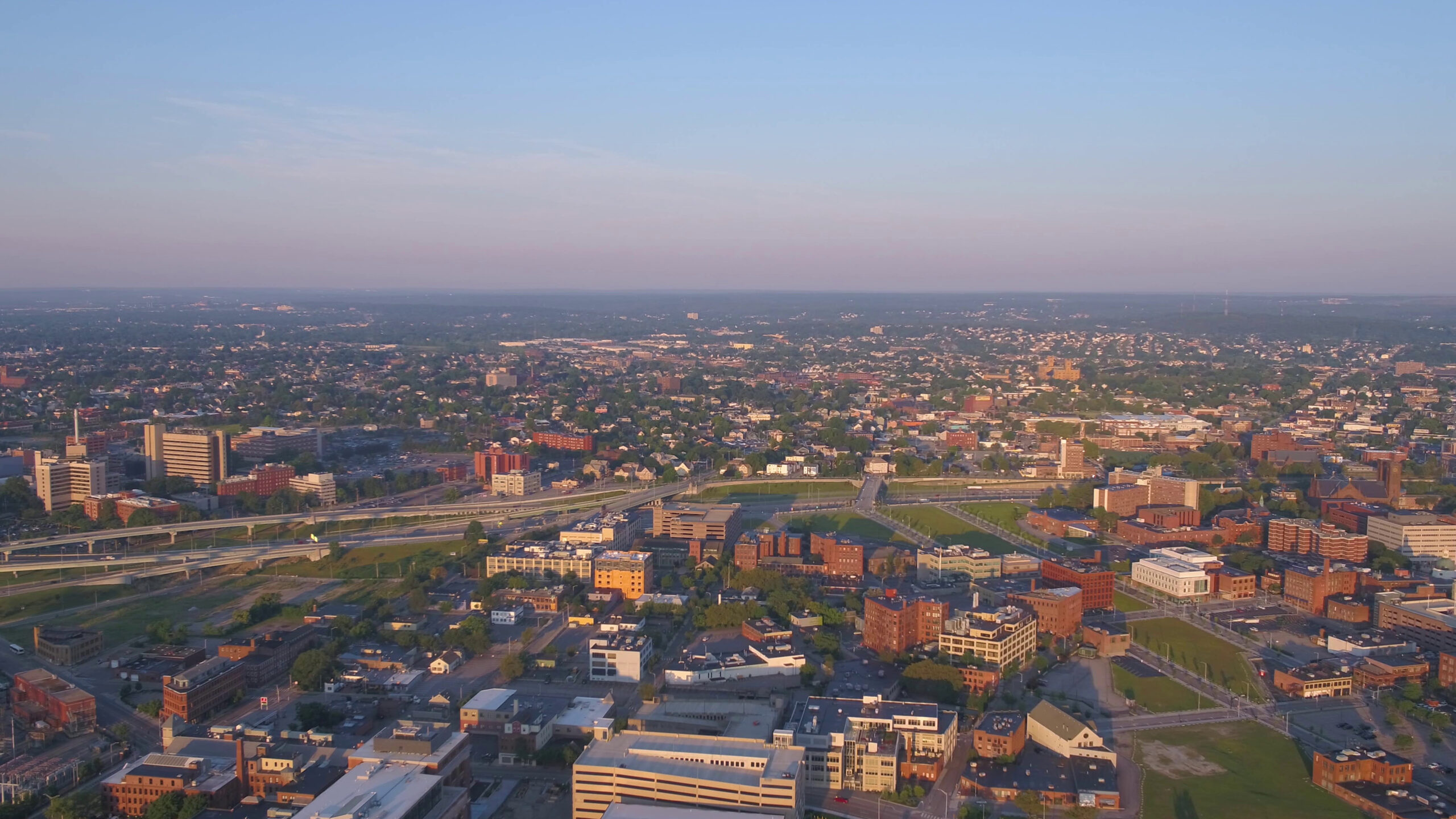 Still Image of Aerial Rhode Island Providence