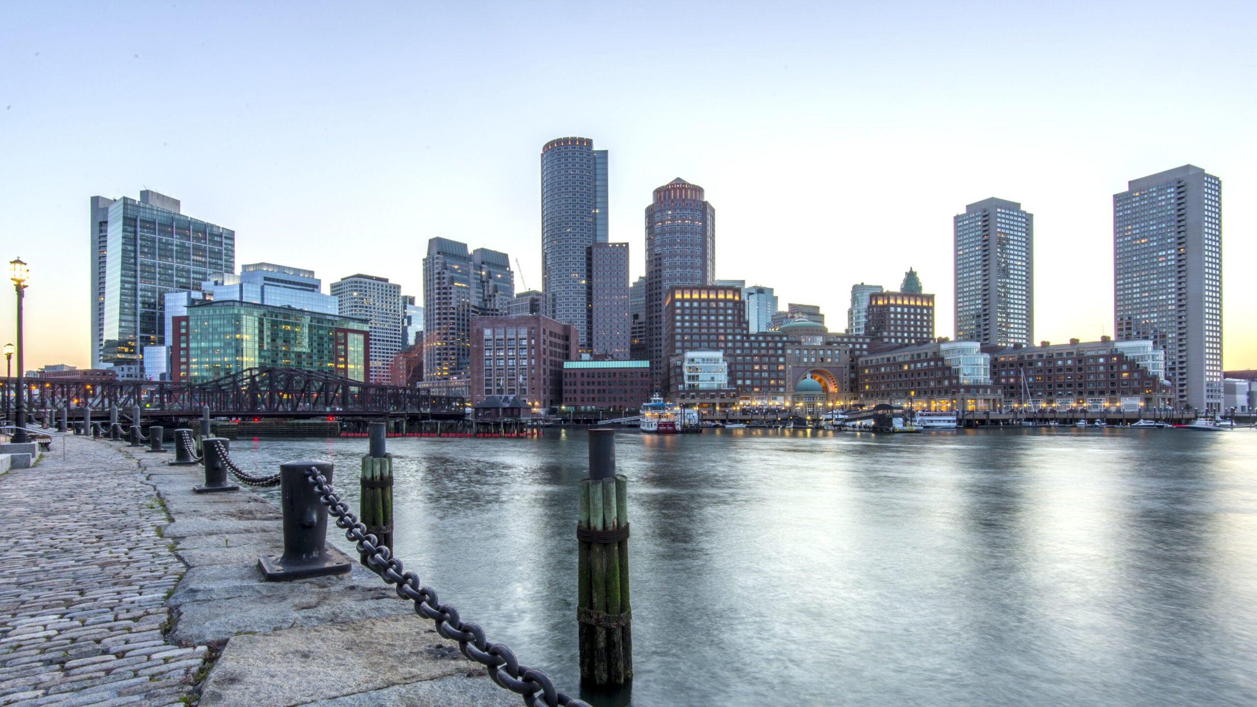 Still Image of Sunset In Boston
